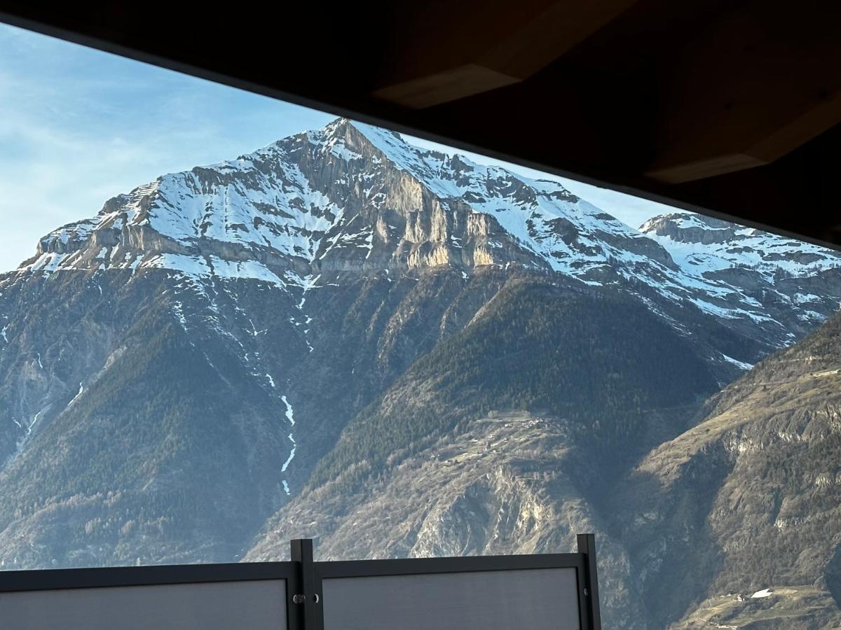 Chambres D'Hotes Les Louettes A Sapinhaut Canton Du Valais Saxon Bagian luar foto